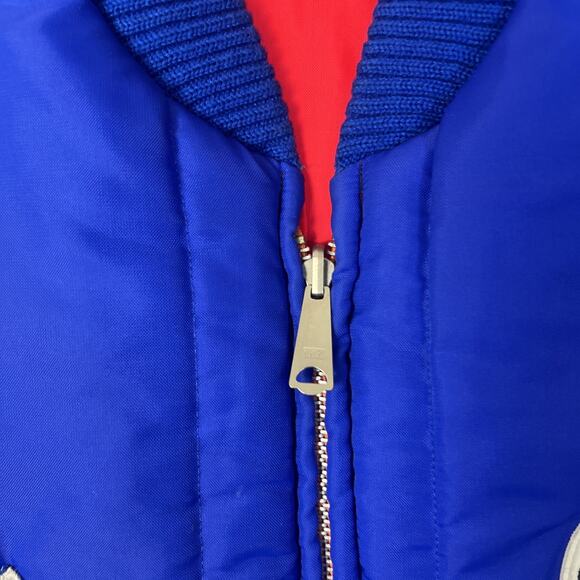 Vintage Avon Sportswear Mens Patched Nylon Zip Up Vest Size Large Retro Outdoor - Picture 4 of 10